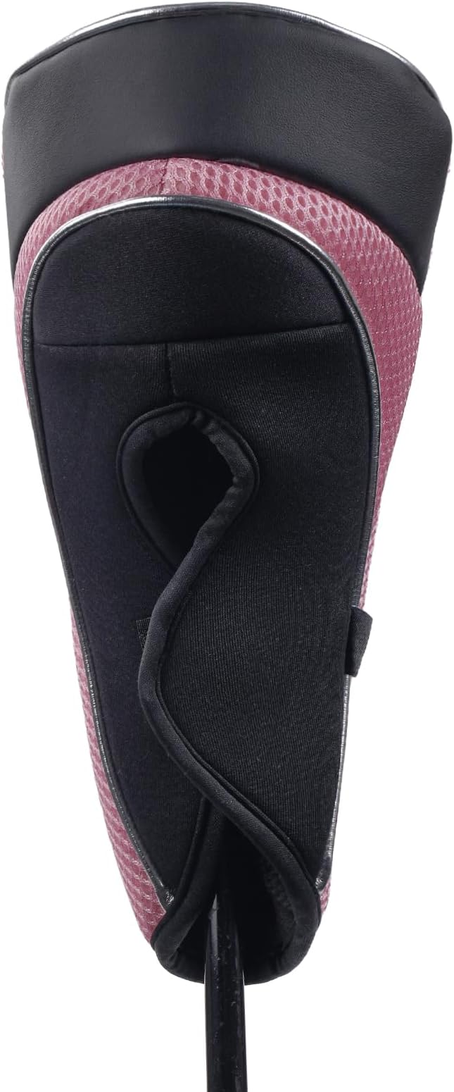 Andux Golf Club Driver Wood Head Covers with Hook & Loop Set of 3