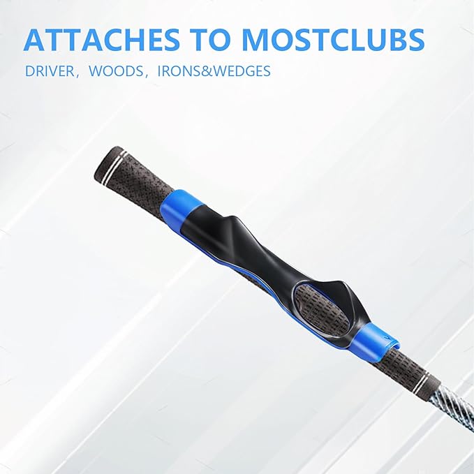 Golf Grip Trainer Club - Improves Grip Strength, Accuracy & Swing, Trains Correct Hand Position for Superior Performance - Golf Training Aid for All Levels