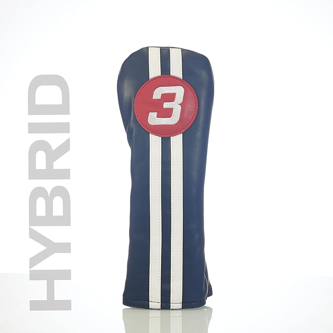 Single Headcover, Easy Slip-On Easy-Off Golf Club Head Cover, Fleece Lined Interior, Water Resistant and Durable Shell, Individual Retail Pack