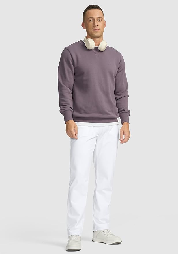 Soothfeel Men's Fleece Lined Pants 30"/32"/34" Golf Work Dress Pants Casual Insulated Warm Winter Trousers with Pockets