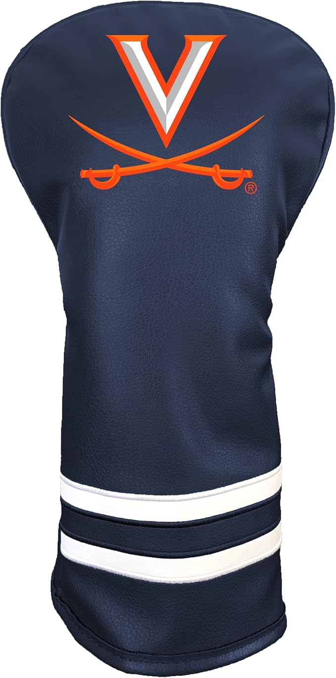 Team Golf NCAA Vintage Driver Golf Club Headcover (Printed), Form Fitting Design, Retro Design with Fleece Lining for Extra Club Protection