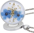Golf Ball Marker necklace with ball marker, handmade pressed flower golf marker,Gifts Accessories Women Golfers