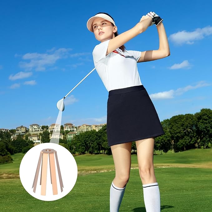 10Pcs Universal Brass Golf Shaft Adapter Shims, Fits .335, .350, .355, .370 Iron Shafts, Golf Ferrules for Golfs Enthusiasts, Professionals