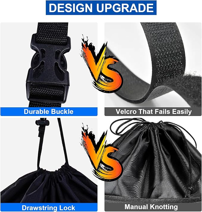 Golf Push Cart Storage Bag,Golf Cart Organizer, Backside Extension Storage Bag,Closure Push Cart Net Mesh Accessories