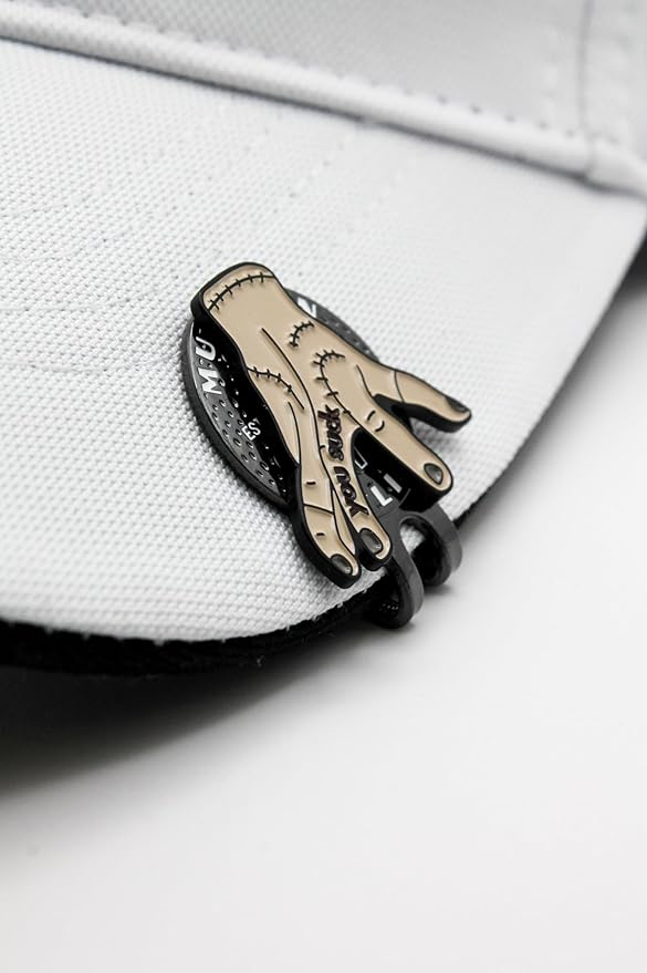 Funny Golf Ball Marker + Premium Magnetic Hat Clip | Unique Gift for Men & Women Golfers | Hilarious Golf Accessory for Any Golfer | NEW Designs!