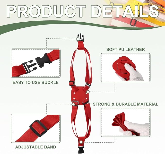 Adjustable Luggage Straps, Suitcase Elastic Strap Bag Bungee with Buckles Travel Accessories - Fitting for(Travel/Add A Bag/Securing Luggage), 27-66 Inch & 2Pcs & Red