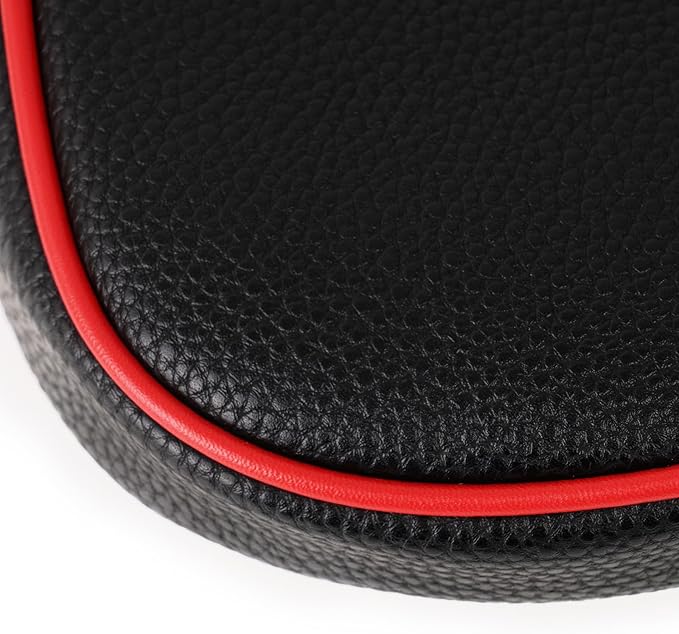 Craftsman Golf Leather Black Mallet Putter Headcover Head Cover Protector Case for LAB DF3 Center Shaft Putters Magnetic Closure
