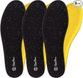 3 Pair -Shoe Inserts for Mens Memory Foam Insoles,Replacement Insoles for Work Boots Running Shoes, Cushion Shock Absorbing for Foot Pain Relief, Comfort Breathable Inner Soles Black 46EU,US13
