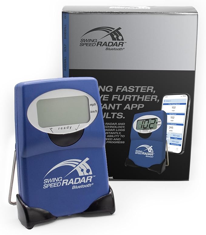 Golf Training Tool - Accurate Club Speed Measurement 20-200 MPH - Portable Doppler Radar for Distance & Consistency Training - US Made