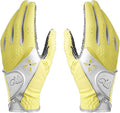 PGM Women's Golf Glove One Pair, Improved Grip System, Cool and Comfortable
