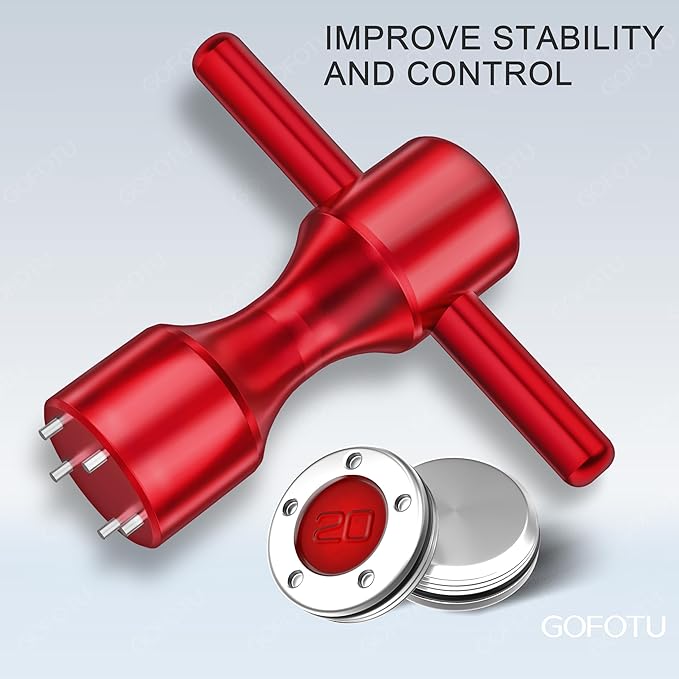 Golf Head weight 2pcs. 20g Golf Custom Weights+Red Wrench Compatible with Titleist Scotty Cameron Putters Newport (20g)
