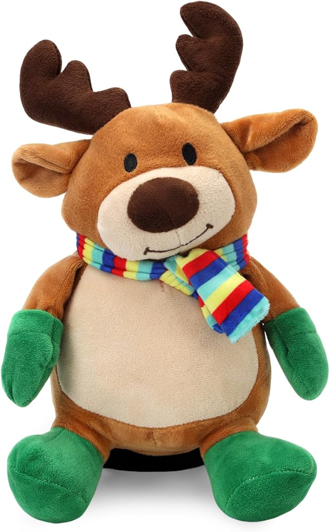 Christmas Golf Club Covers, Fun Plush Headcovers with Soft Protection for Fairway Wood Clubs, Festive Golf Gift for Men and Women