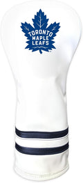 Team Golf NHL White Vintage Fairway Golf Club Headcover, Form Fitting Design, Retro Design & Superb Quality