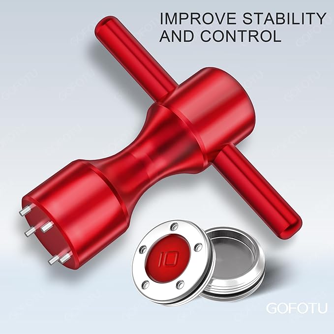 Golf Head weight 2pcs. 10g Golf Custom Weights+Red Wrench Compatible with Titleist Scotty Cameron Putters Newport (10g)