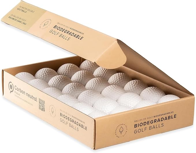 Biodegradable Golf Balls BGB Water Dissolvable | Eco Friendly Golf Gift | Water Soluble | Perfect for Outdoor Practice | Dissolves in 2-4 Weeks
