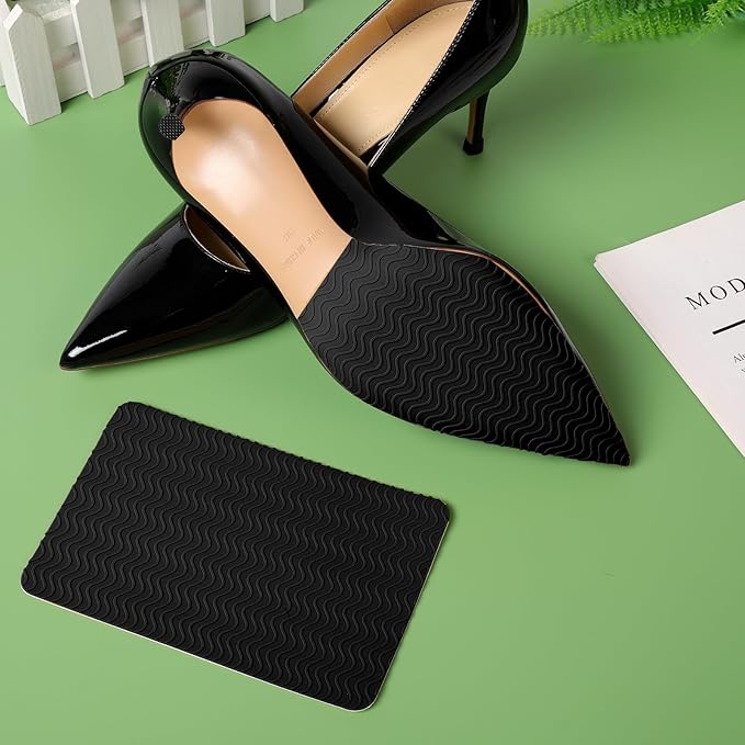 Sole Protector for High Heels, Shoes Grips on Bottom of Shoes,Shoe Bottom Protectors Anti Slip Grips Self Adhesive Silicone Non Slip Shoe Pads