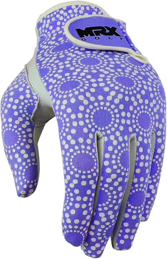 MRX Women Golf Glove Left Handed Golf Gloves Sweat Resistant Soft Cabretta Leather Regular Fit Women Golfer Glove