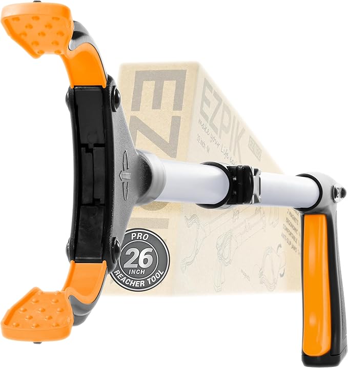 EZPIK® Grip Aid Tool Grabber Reacher + Magnets - Grabbers for Seniors, Trash Picker Upper Grabber - Trash Grabber Tool- Reacher Grabber Pickup Tool (Silver, 26" (Pack of 1))