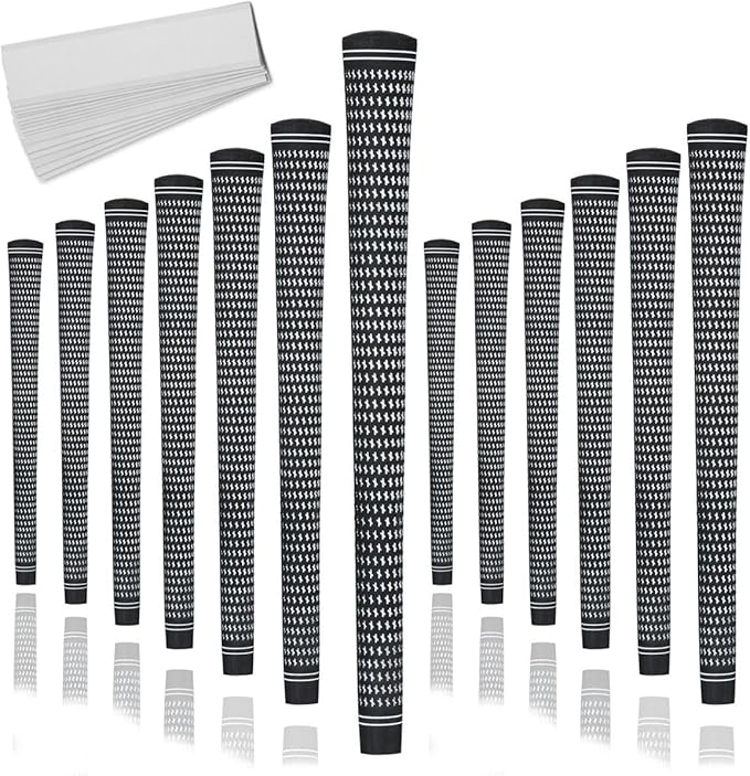 Karma Revolution 360 Golf Grips & Grip Kits, No Alignment Necessary, Easy Installation, Perfect for Adjustable Golf Clubs, Choose Single, 9, 13, 25 Packs or Golf Club Grip Kit