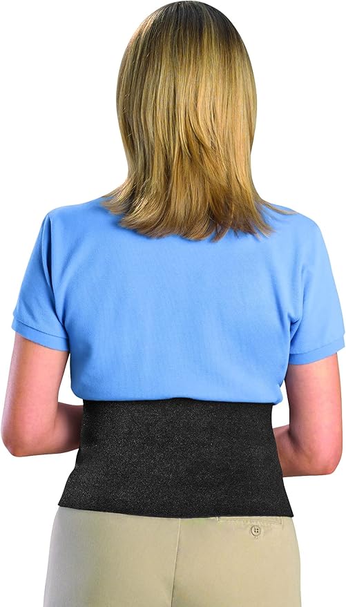 MUELLER Sports Medicine Waist and Back Brace Support Belt, Back Pain Relief Support for Men and Women, Ideal for Weak, Sore, Injured Backs, Black, One Size