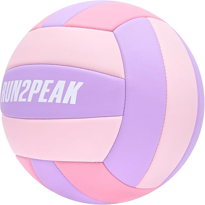 Soft Touch Volleyball Ball Gifts for Teen Girls Kids Youth Team Beginners Durable Volleyballs for Outdoor Indoor Beach Pool Water Play Official Size 5 Training Practice Volley Ball