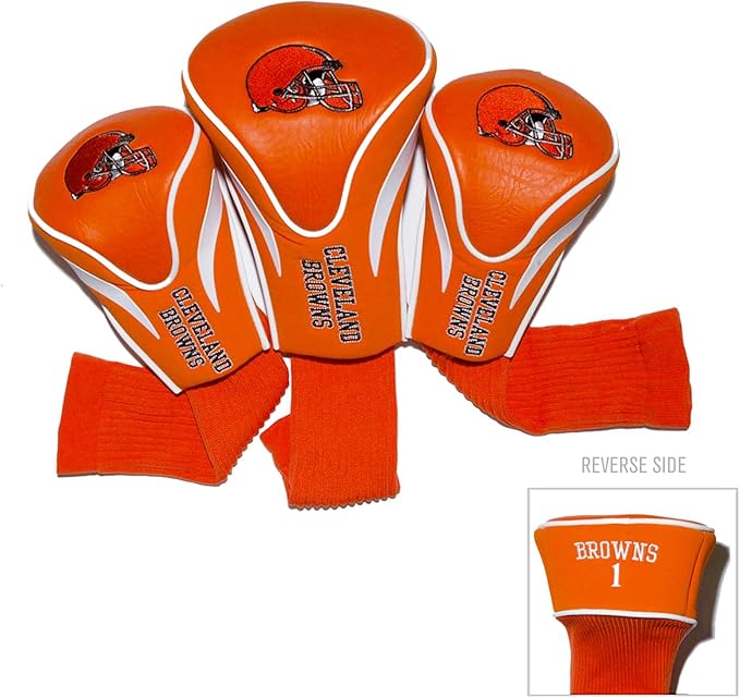 Team Golf NFL Numbered 1, 3, & X, Fits Oversized Drivers, Utility, Rescue & Fairway Clubs, Velour Lined for Extra Club Protection