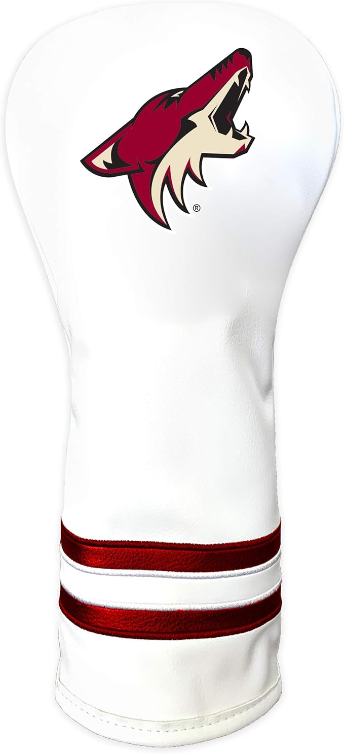 Team Golf NHL White Vintage Fairway Golf Club Headcover, Form Fitting Design, Retro Design & Superb Quality