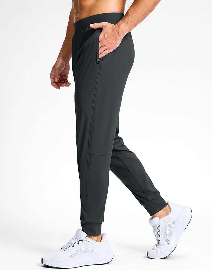 G Gradual Men's Golf Joggers Pants with Zipper Pockets Stretch Sweatpants Slim Fit Track Pants Joggers for Men Work Running