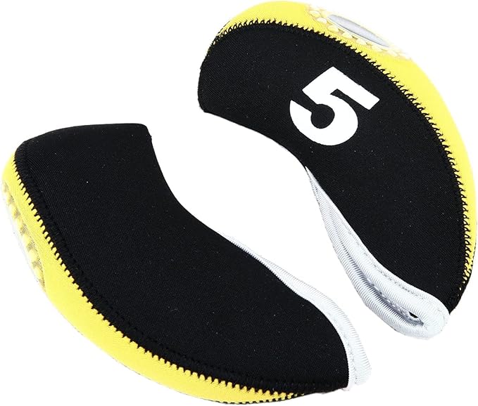 Sword &Shield sports 10pcs/Set Golf Iron Club Head Covers with Numbers Neoprene Top Window Iron Covers