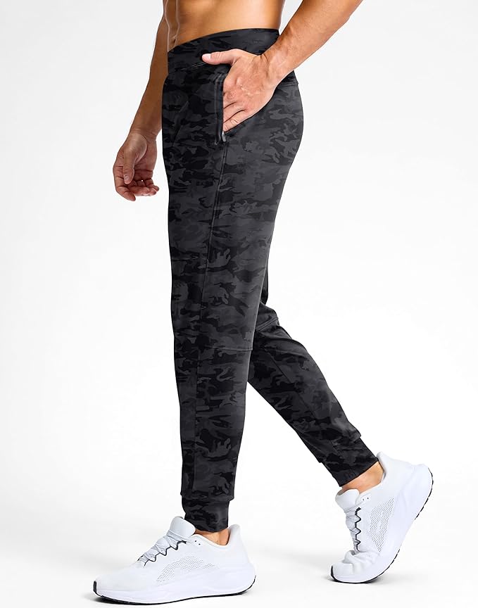 G Gradual Men's Golf Joggers Pants with Zipper Pockets Stretch Sweatpants Slim Fit Track Pants Joggers for Men Work Running