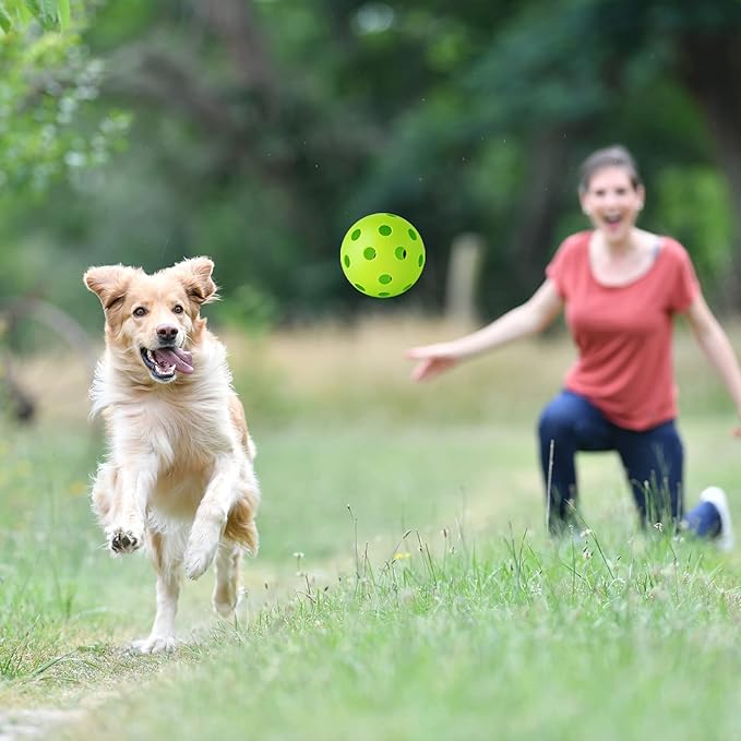 Coopay 12/50/100 Pack Baseball Practice Balls Plastic Training Balls Lightweight Hollow Softballs with a Drawstring Bag for Hitting, Baseball Training Indoor Outdoor Use