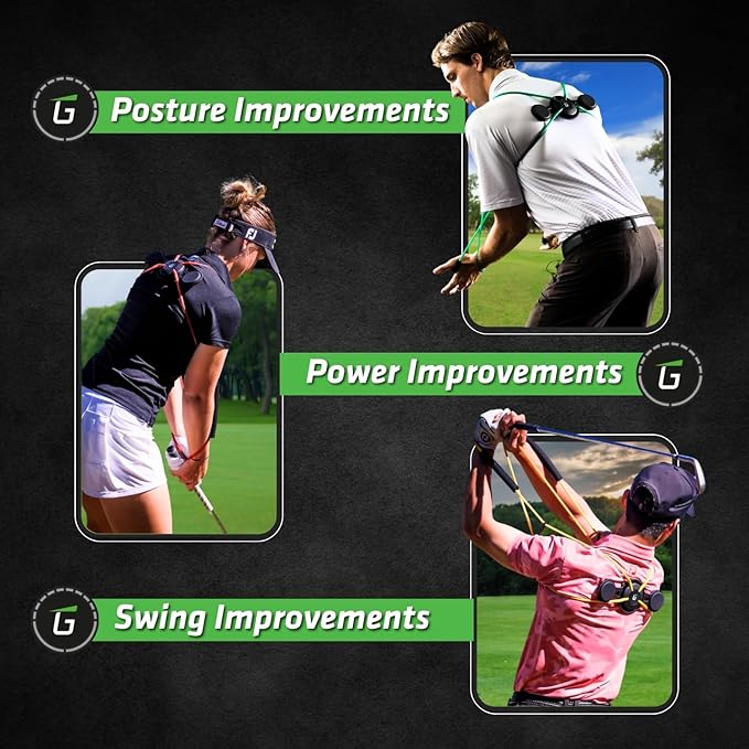 Golf Swing Performance Trainer Aid | Golf Swing Trainer Trusted by PGA Coaches | Backed by 30 Years Research | Elevate Your Golf Training | Enhance Strength, Stability, Rotation & Posture