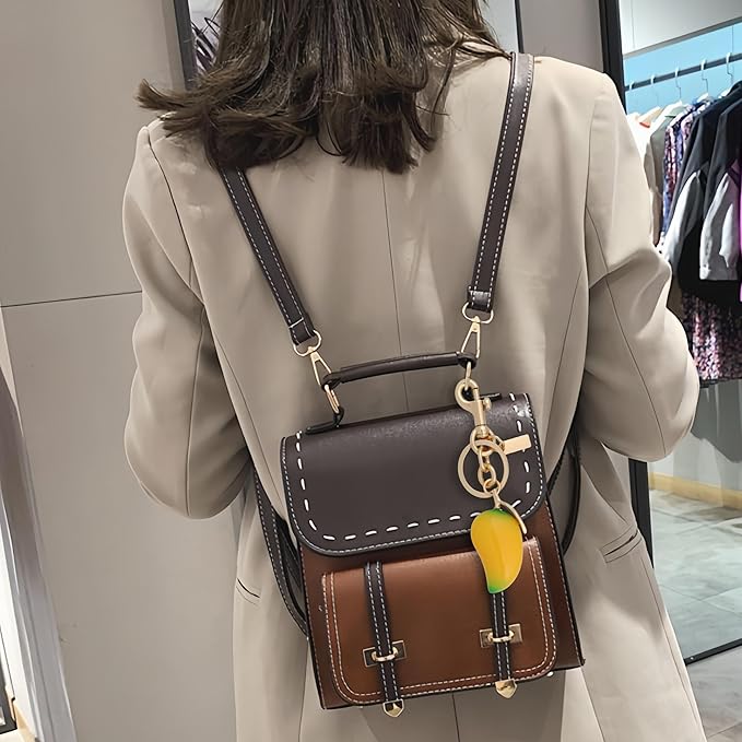 Cherry Bag Charm for Handbag, Big-Apple Strawberry Fruit Bag Charm Cherry Car Accessories KeyChain