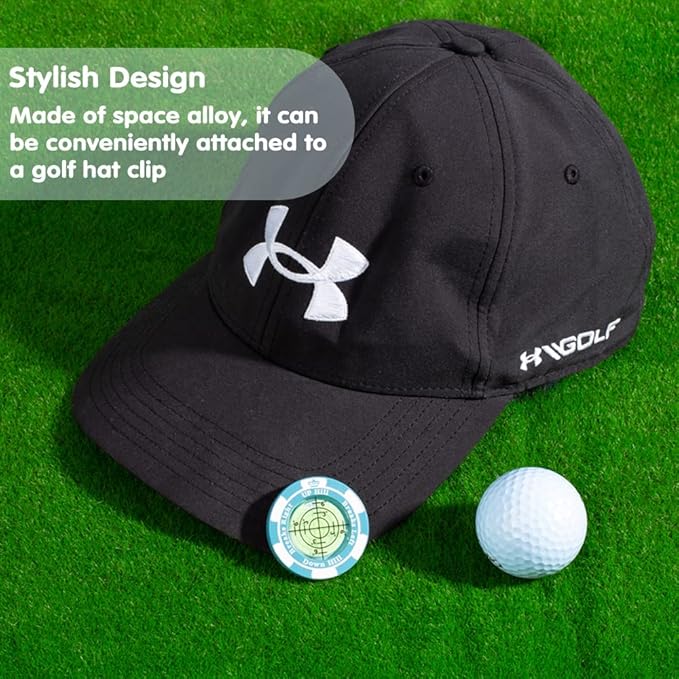 SlopeMaster ProGreen Reader - Golf Ball Marker with High Precision Green Reading Aid Golf Accessories for Men Women
