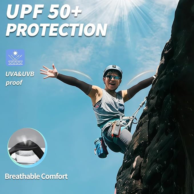 4 Pairs Arm Sleeves to Cover Arms for Men & Women,UV Sun Protection,Cooling Sports Compression,Tattoo Cover Up Sleeve