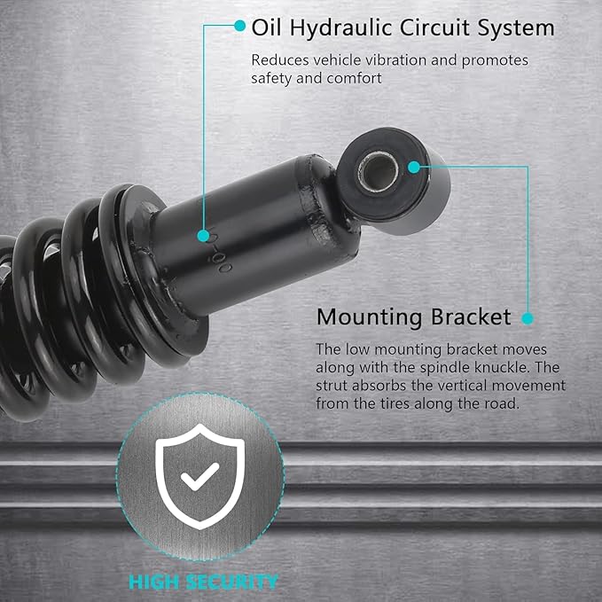 10L0L Golf Cart Heavy Duty Rear Shock Absorber Springs Fits for Yamaha G&E G14/G16/G19/G20/G22/G29 Golf Cart Models OEM JN4-F2210-00-00 JN3-F2210-00 JR6-F2210-00 JW2-F2210-10