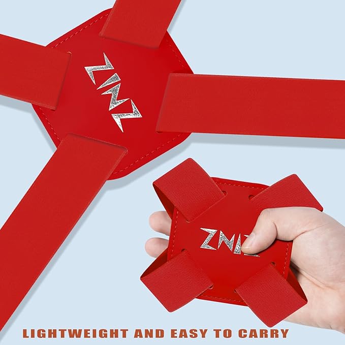 ZINZ Luggage Strap, High Elastic Suitcase Belt Adjustable Bag Bungees for Easier Travel，Red