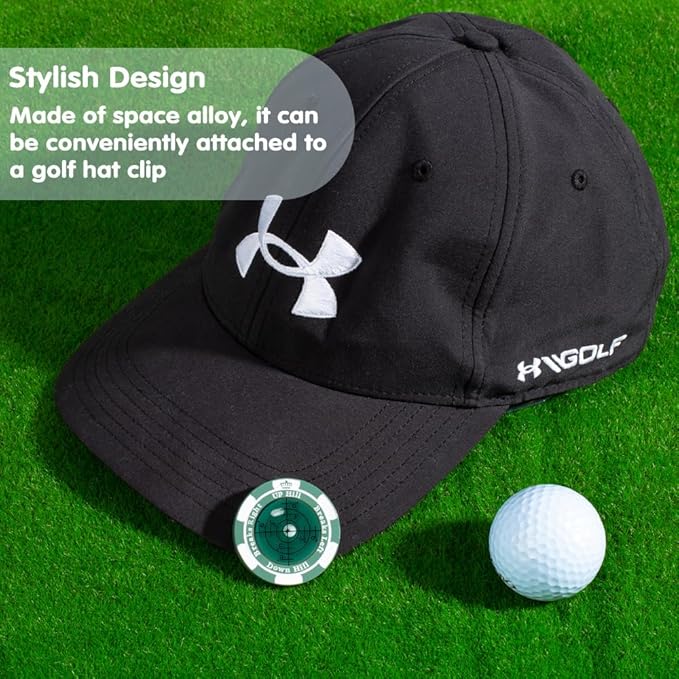 SlopeMaster ProGreen Reader - Golf Ball Marker with High Precision Green Reading Aid Golf Accessories for Men Women