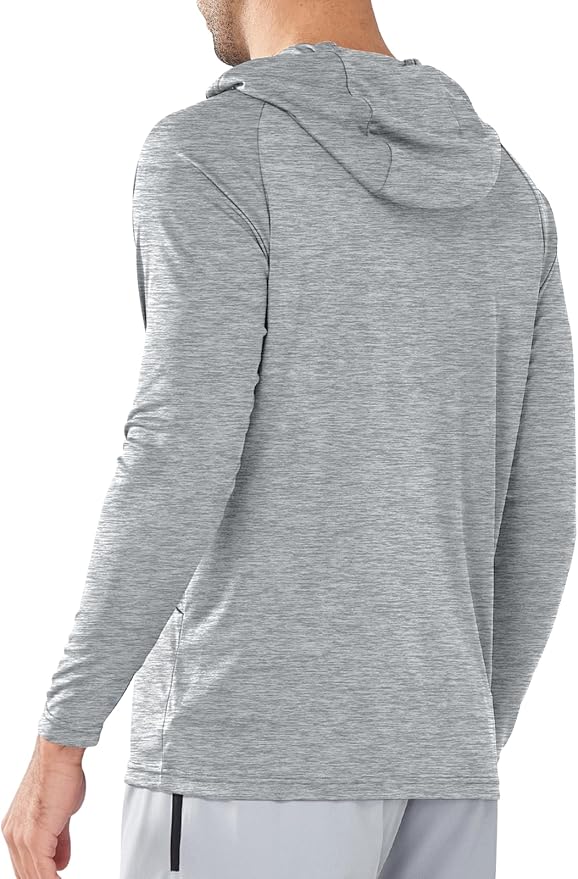 NORTHYARD Men's UPF 50+ Hoodie Shirts Long Sleeve Sun Protection Fishing Swim Beach UV SPF Rash Guard Quick Dry Lightweight