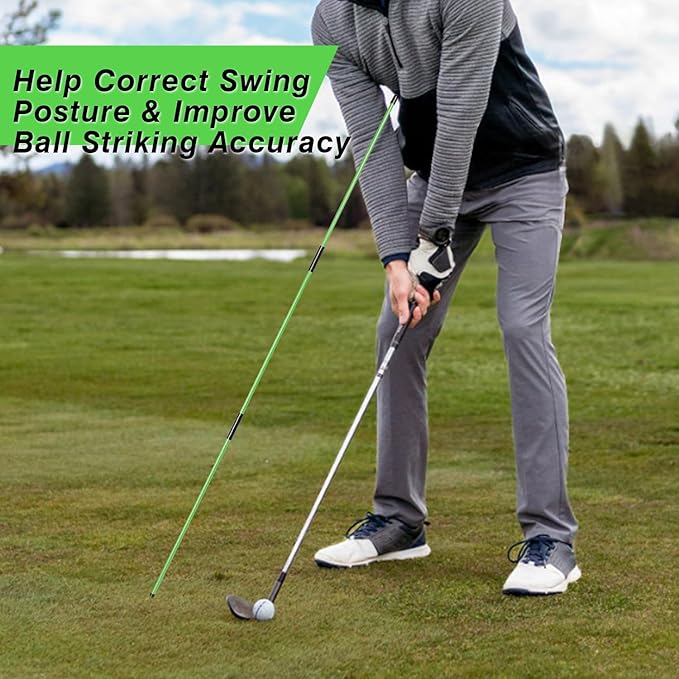 Professional 2 or 3 or 4 Pack Collapsible Golf Alignment Sticks, Premium 40" Alignment Golf Stick Ideal for Aiming, Putting and Swing Practice