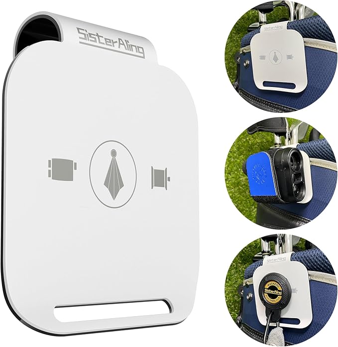 Golf Bag Metal Landing Pads for Magnetic Golf Towel,Golf Rangefinder,Golf Flask,Golf Speaker- Quick Access to Magnetic Golf Equipment and Accessories-Golf Gift -US Patent