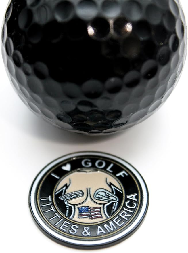 Funny Golf Ball Marker + Premium Magnetic Hat Clip | Unique Gift for Men & Women Golfers | Hilarious Golf Accessory for Any Golfer | NEW Designs!