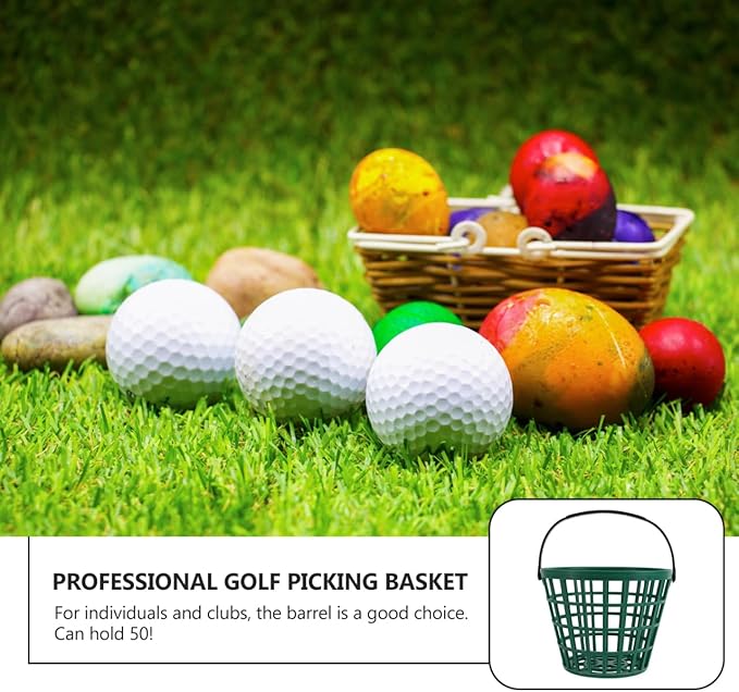 VANZACK Golf Accessories Small Ball Holder Container Ball Basket Golf Range Baskets Bucket Holds Holder Container Storage