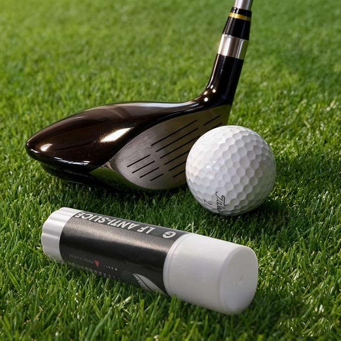 2 Pieces Golf Anti-Slice/Hook Compound for Clubs Reduce Spin & Fix Slices Improves Ball Control, Distance and Accuracy Increases, Practice Aid Gifts for All Golfers(1.27 OZ)