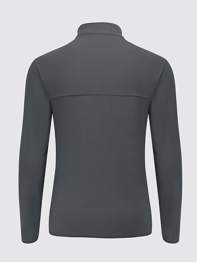 Willit Men's Winter Shirts Fleece Pullover with Pocket Quarter Zip Cold Weather Golf Hiking Casual Warm Shirts Long Sleeve