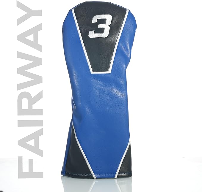 Single Headcover, Easy Slip-On Easy-Off Golf Club Headcover, Fleece Lined Interior, Water Resistant and Durable Shell, Individual Retail Sport Pack
