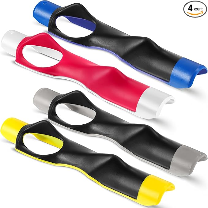 4 Pcs Golf Grip Trainer Attachment for Improving Hand Positioning Right Handed Golf Club Grip Trainer Swing Equipment for Beginner Correct Posture