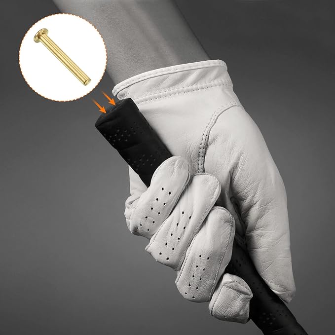 PATIKIL Golf Brass Tip Weights, Plug Insert Fit Carbon Wood Iron Steel Shafts, for Golf Club Sports