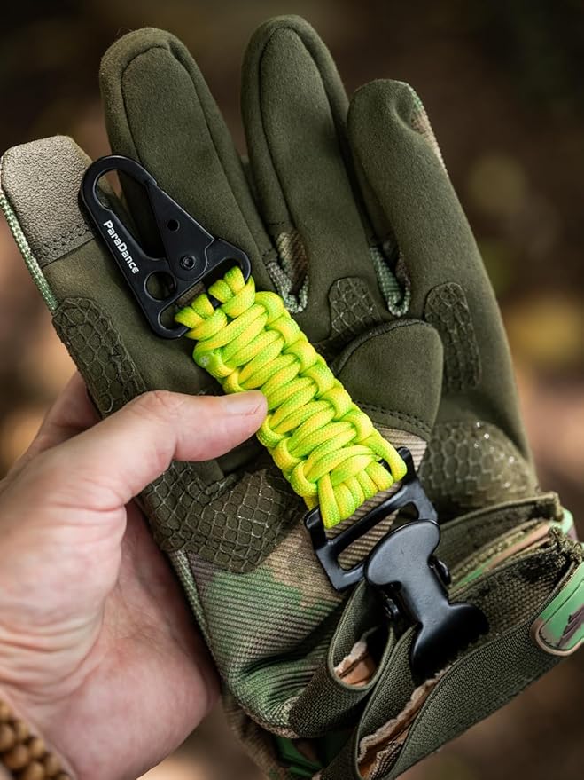 Tactical Glove Clips Work Glove Holders Strap w/Metal Alligator for Duty Belt Backpack Camping Hiking Construction