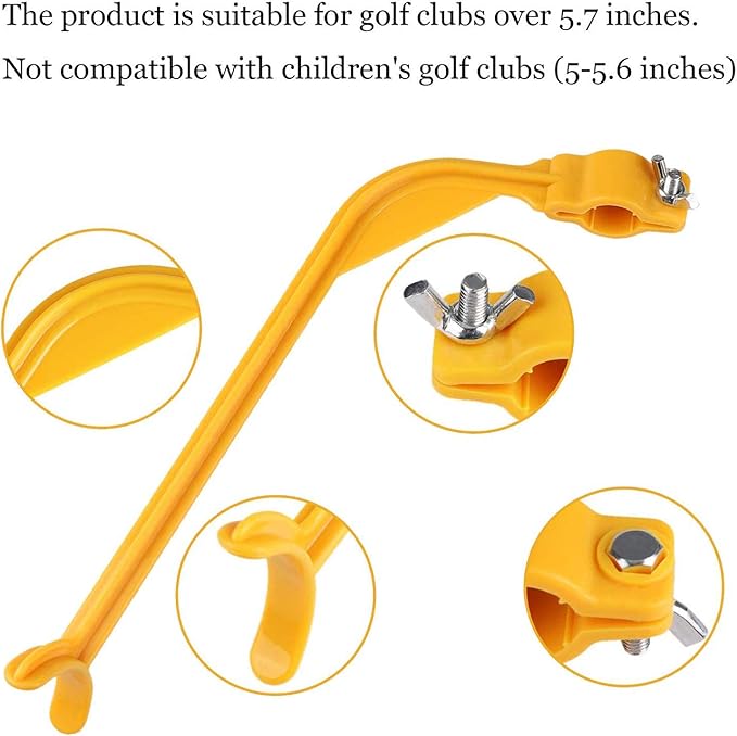 Amy Sport Golf Swing Training Aid Wrist Hinge Adjustable Arm Band with Hanger Smartball Connection Band for Correction, Men Women Ball Between Arms Practice Tool